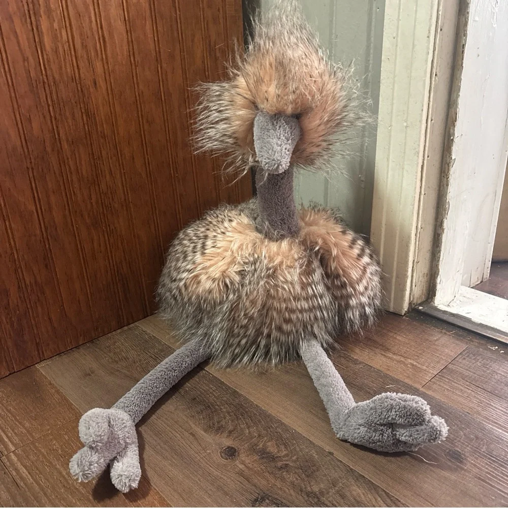 Retired Jellycat Odette Ostrich Plush EUC! - Picture 1 of 10